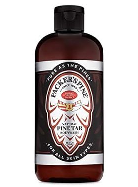 Packer's Pine Tar Body Wash | Soothing Mens Shower Gel Fo