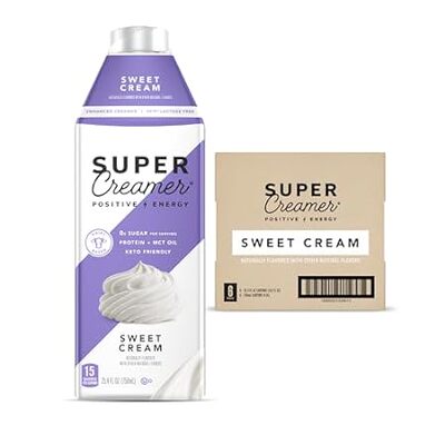 Super Coffee Creamer， SugarFree Coffee Creamer (0g Sugar，