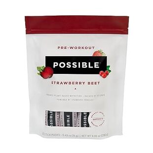 Possible Beet Pre-Workout - Strawberry Beet Flavor - Indi