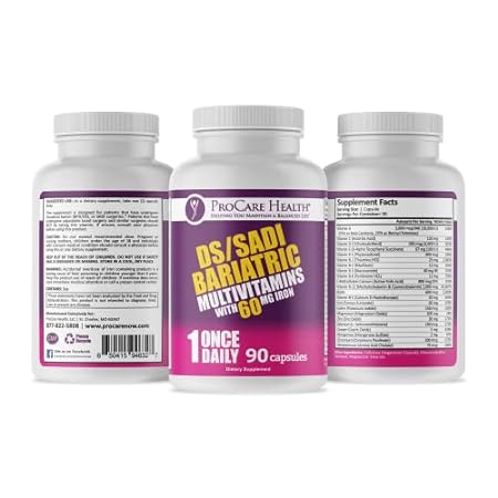 ProCare Health | Bariatric Multivitamin | DS/SADI | Capsu