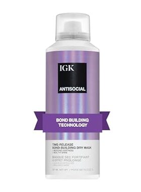 IGK ANTISOCIAL Bond-Building Dry Hair Mask | Repair + Sof