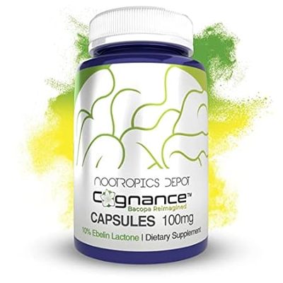 Nootropics Depot Cognance Enhanced Bacopa Capsules | 100m