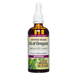 Natural Factors Certified Organic Oil of Oregano, Herbal
