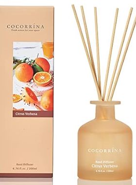 Cocorrína Reed Diffuser - Citrus Verbena 6.76oz Diffuser