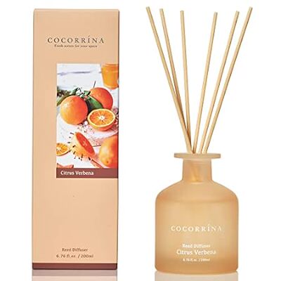 Cocorrína Reed Diffuser - Citrus Verbena 6.76oz Diffuser