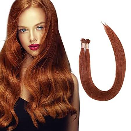 U Tip Hair Extensions by Everlong， Remy Human Hair， Fusio