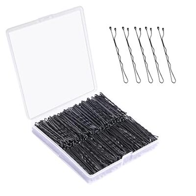 Bobby Pins Black， 360 Pcs Black Bobby Pins， 2 Inch Premiu