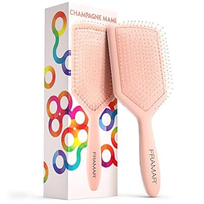 Framar Detangler Brush， Paddle Brush – Elegant Detangling