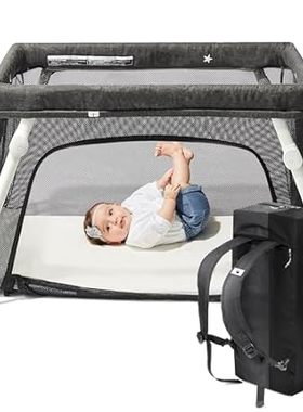 Guava Lotus Travel Crib with Lightweight Backpack Design