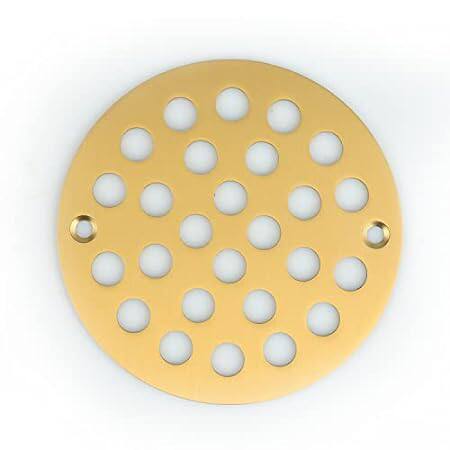 4 Inch Screw-in Round Shower Drain Cover Replacement Floo