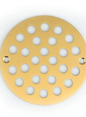 4 Inch Screw-in Round Shower Drain Cover Replacement Floo