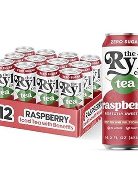 Ryl Iced Tea， Raspberry， Antioxidant Superblend， Zero Sug