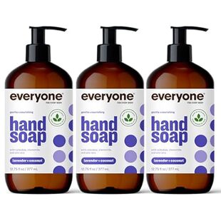 Everyone Liquid Hand Soap， 12.75 Ounce (Pack of 3)， Laven