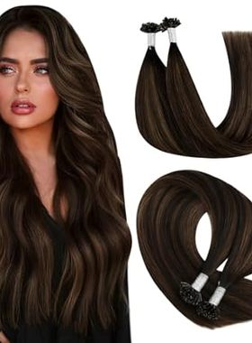 YoungSee U Tip Hair Extensions Real Human Hair Balayage U