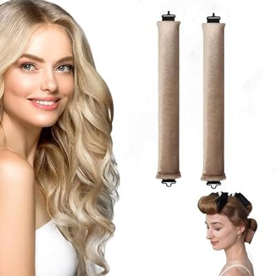 Heatless Hair Curler，Overnight Heatless Curls Blowout Rod