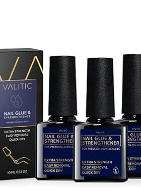Valitic Nail Glue and Strengthener for Acrylic and Press