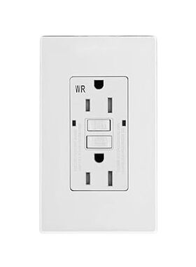 Micmi GFCI Outlet WR TR 15A Self Testing Weather Resistan