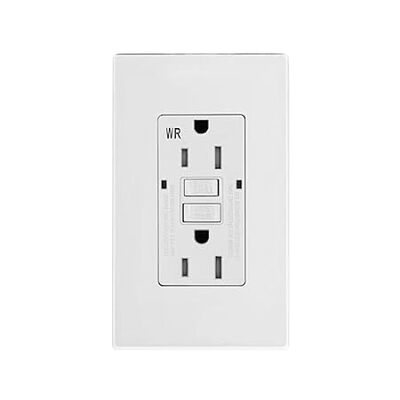 Micmi GFCI Outlet WR TR 15A Self Testing Weather Resistan