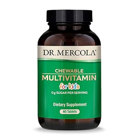 Dr. Mercola Chewable Multivitamin for Kids， 30 Servings (