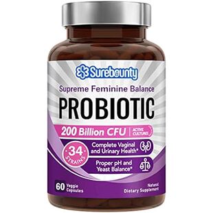 Probiotic Women Prebiotics Billion CFU 200 Surebounty