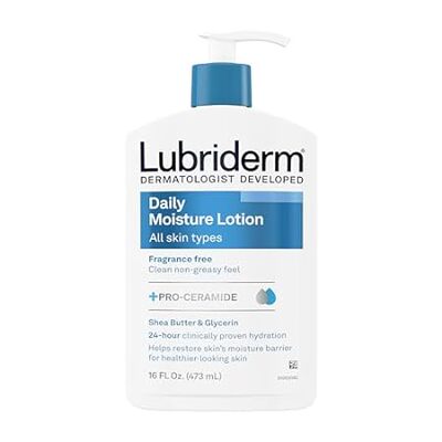 Lubriderm Fragrance Free Daily Moisture Lotion + Pro-Cera
