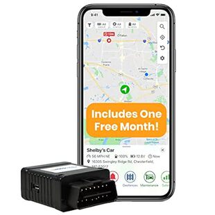 MOTOsafety OBD GPS Car Tracker， Hidden Vehicle Tracker an