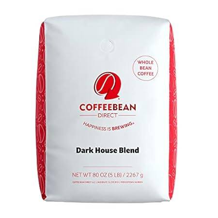 Coffee Bean Direct Dark House Blend， Whole Bean Coffee， 5