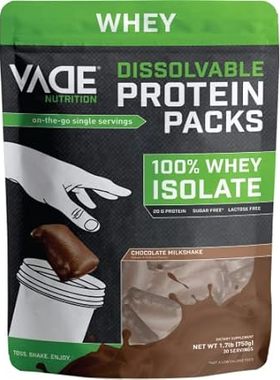 VADE Nutrition Dissolvable Protein Packs - 100% Whey Isol