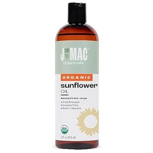 J MAC BOTANICALS, Organic Sunflower Oil (16 oz plastic bo