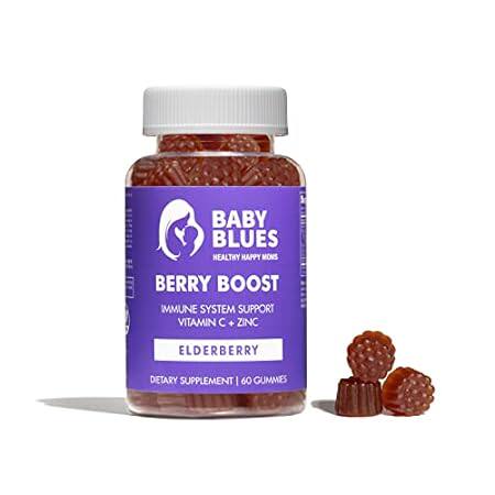 Baby Blues Berry Boost Elderberry Gummies for Moms - Immu