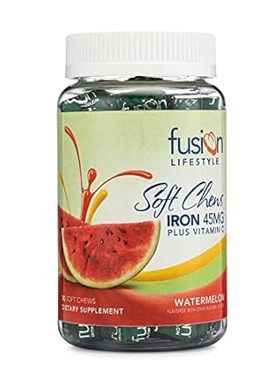Iron Supplement for Women and Men， Watermelon Flavored Ir