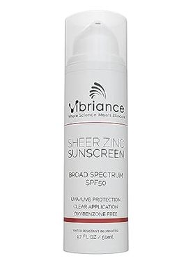 Vibriance Sheer Zinc Face Sunscreen SPF 50 - Sensitive Sk