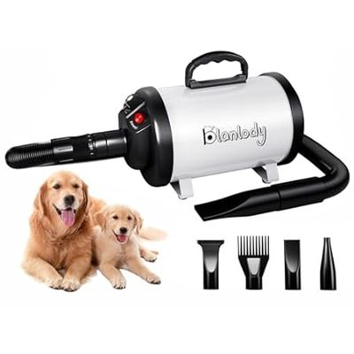 Dog Dryer High Velocity Pet Hair Blower for Grooming， Blo