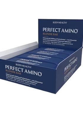 BodyHealth Perfect Amino Bar (Blondie Flavor， 12pk) : A P