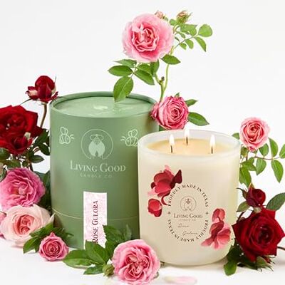 Rose Gulora - Turkish Rose Pure Beeswax Candle - 90+ Hour