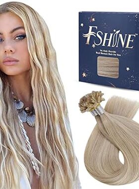 Fshine Ash Blonde Mixed with Bleach Blonde Highlight U Ti