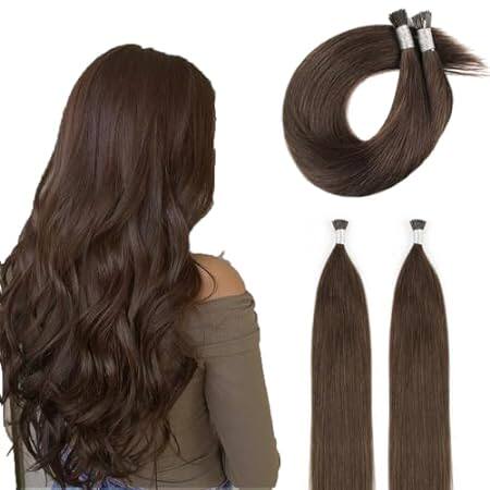 ABH AmazingBeauty Hair I-Tip Hair Extensions Human Hair C