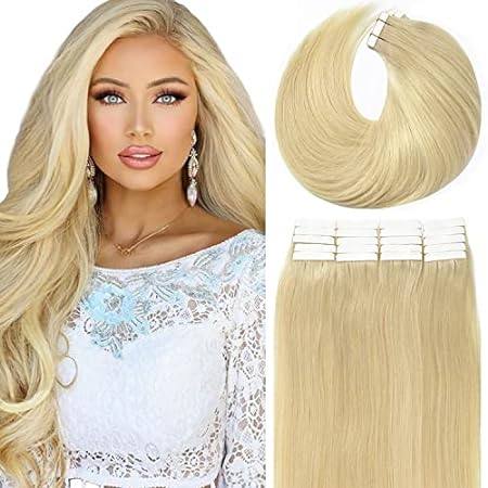 Caliee Hair Extensions Tape in Remy Human Hair Extensions