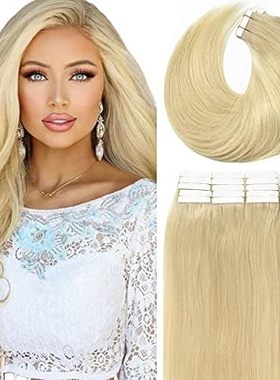 Caliee Hair Extensions Tape in Remy Human Hair Extensions