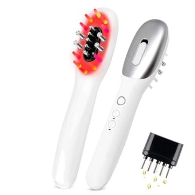 Electric Hair Oil Applicator with Red Light， 3 in 1 Scalp