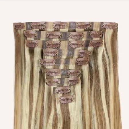 Zala Real Human Hair Clip-In Hair Extensions - Seamless C