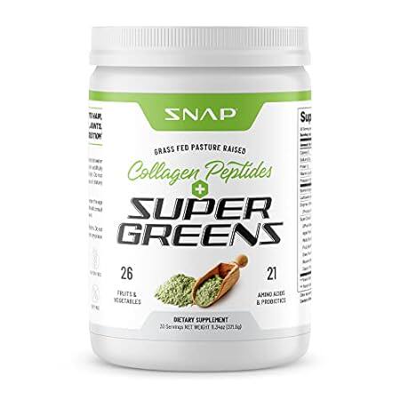 Super Greens Supplement Powder with Collagen Peptides - 2