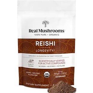 Real Mushrooms Reishi Powder - Organic Mushroom Extract S