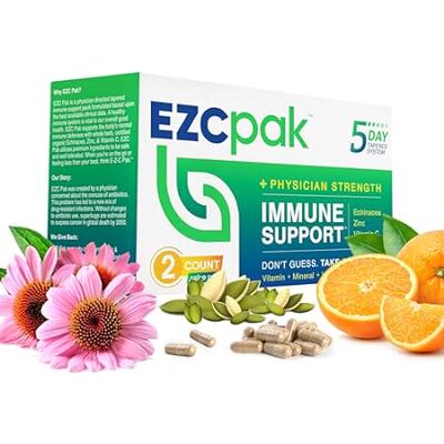 EZC Pak Immune Support Supplement， Vitamin Immune Support