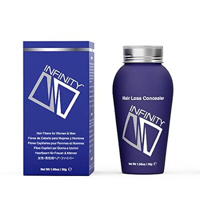 Infinity Hair Fibers for Thinning Hair (BLACK) For Women