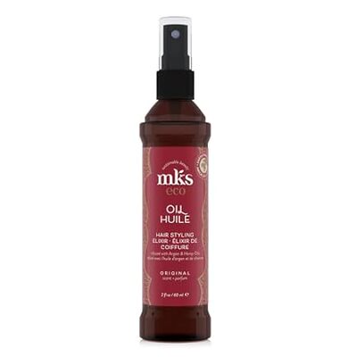 MKS eco Oil - Hair Styling Elixir - Moroccan Argan Oil， H