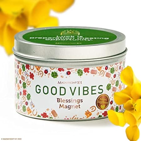 MAGNIFICENT 101 Good Vibes Aromatherapy Candle as Blessin