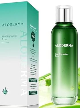 Aloderma Brightening Face Toner Made with 88% Organic Alo