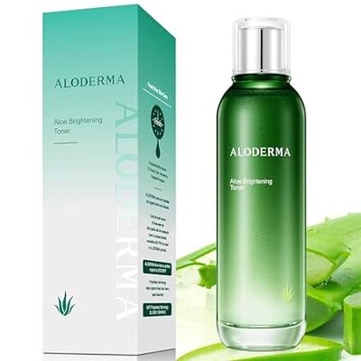 Aloderma Brightening Face Toner Made with 88% Organic Alo