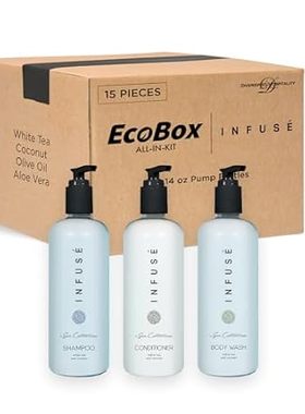 1-Shoppe Aquavera 15 Piece Ecobox All-In-Kit | White Tea